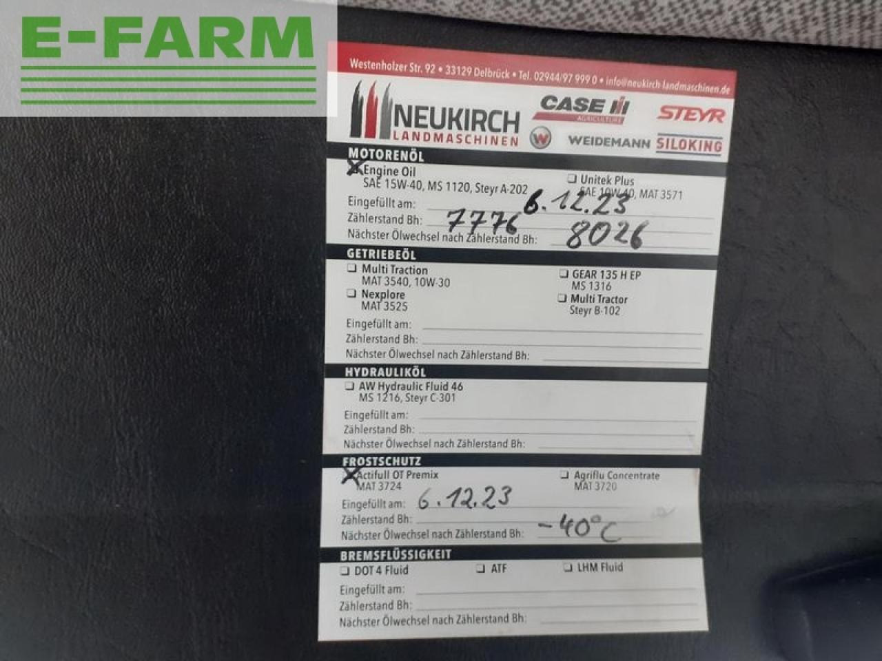 Farm tractor Case-IH cs 78 komfort a: picture 10