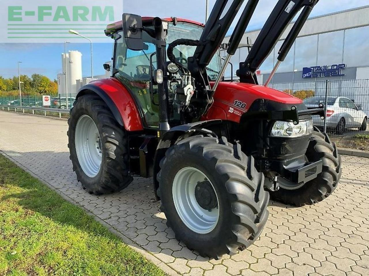 Case-IH luxxum 120 mit alö lader - Farm tractor: picture 3 Case-IH luxxum 120 mit alö lader - Farm tractor: picture 3