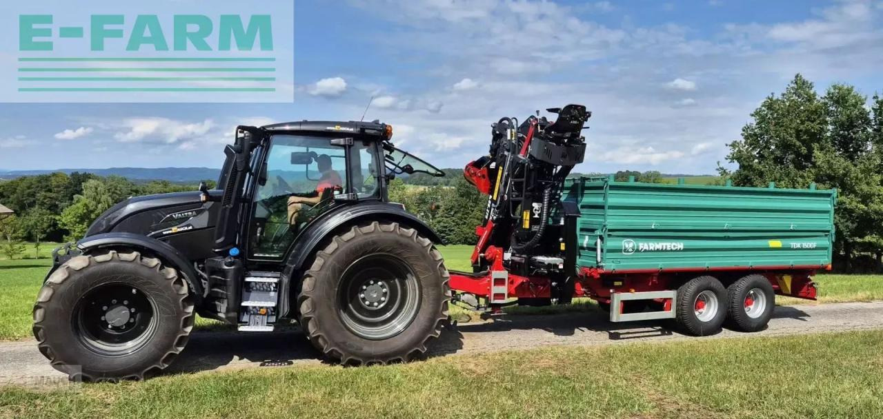 Farmtech tdk 1500f + kran - Farm tipping trailer/ Dumper: picture 4 Farmtech tdk 1500f + kran - Farm tipping trailer/ Dumper: picture 4