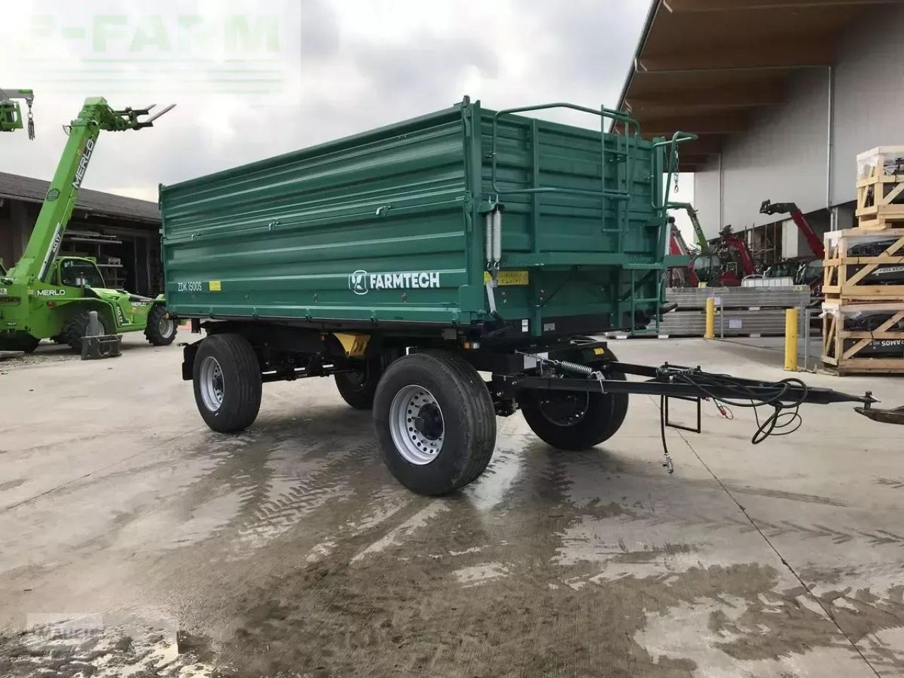Farmtech zdk 1500 - Farm tipping trailer/ Dumper: picture 1 Farmtech zdk 1500 - Farm tipping trailer/ Dumper: picture 1
