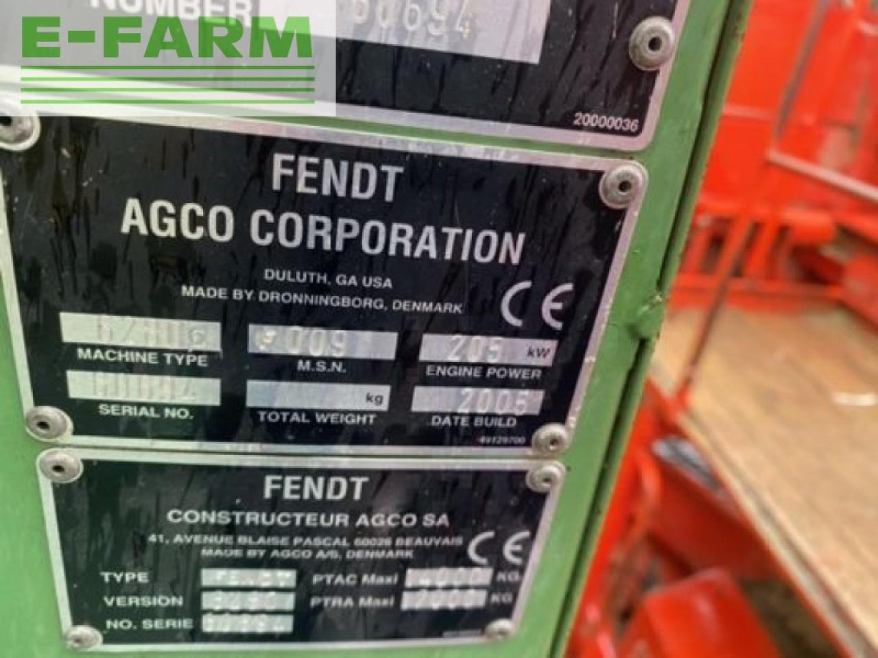 Combine harvester Fendt 6280c: picture 7