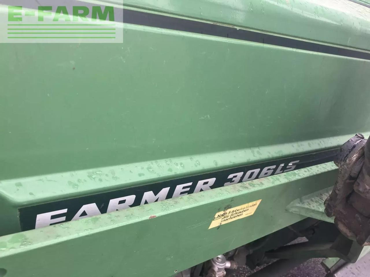 Farm tractor Fendt farmer 306 ls: picture 16