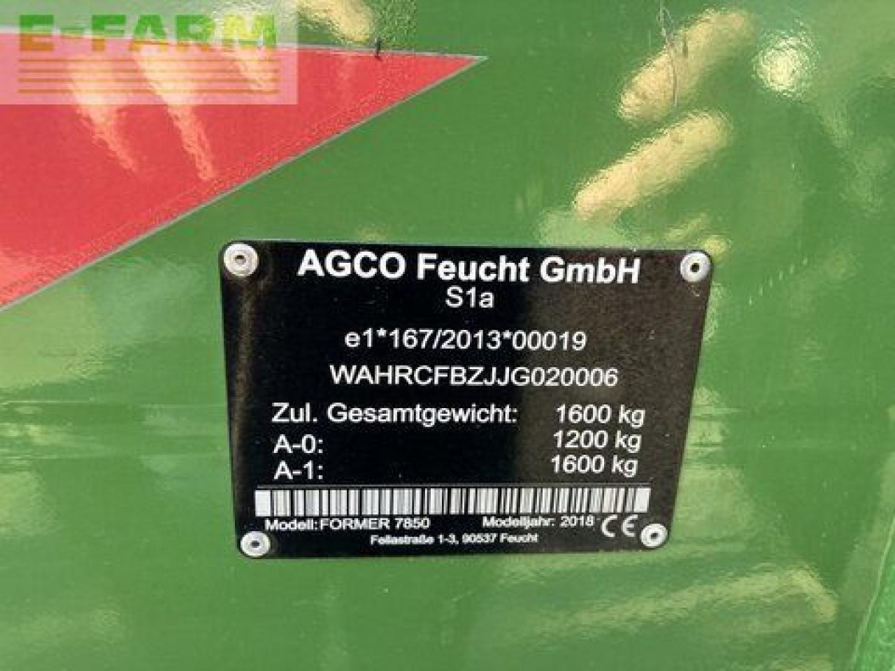 Tedder/ Rake Fendt former 7850: picture 6