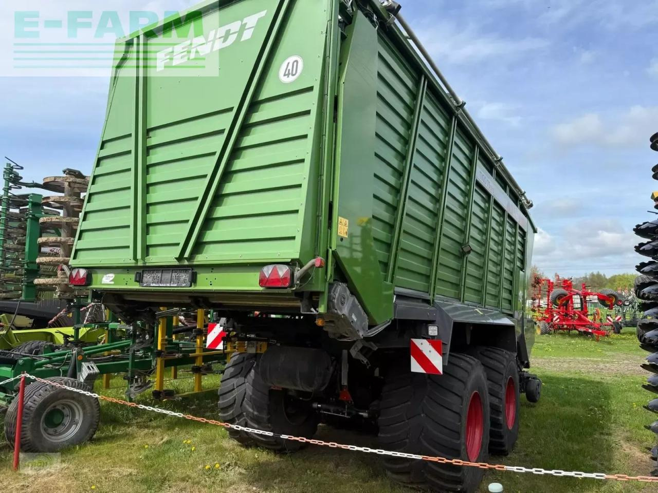 Fendt tigo 75 xr mit 800/45 r26,5 bereifung, laderaumabdeckung und 3 dosierwalzen - Forage wagon: picture 4 Fendt tigo 75 xr mit 800/45 r26,5 bereifung, laderaumabdeckung und 3 dosierwalzen - Forage wagon: picture 4