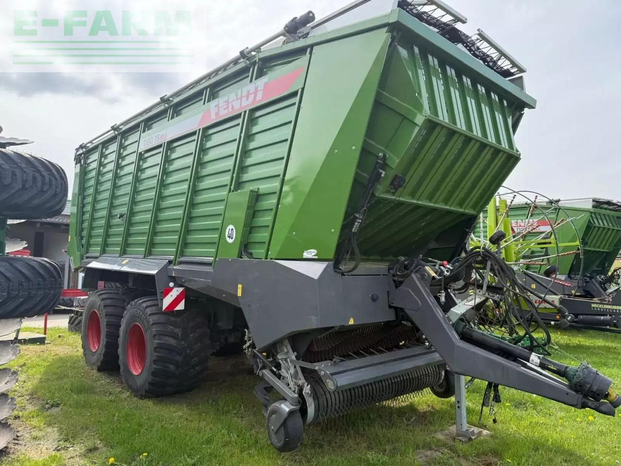 Fendt tigo 75 xr mit 800/45 r26,5 bereifung, laderaumabdeckung und 3 dosierwalzen - Forage wagon: picture 5 Fendt tigo 75 xr mit 800/45 r26,5 bereifung, laderaumabdeckung und 3 dosierwalzen - Forage wagon: picture 5