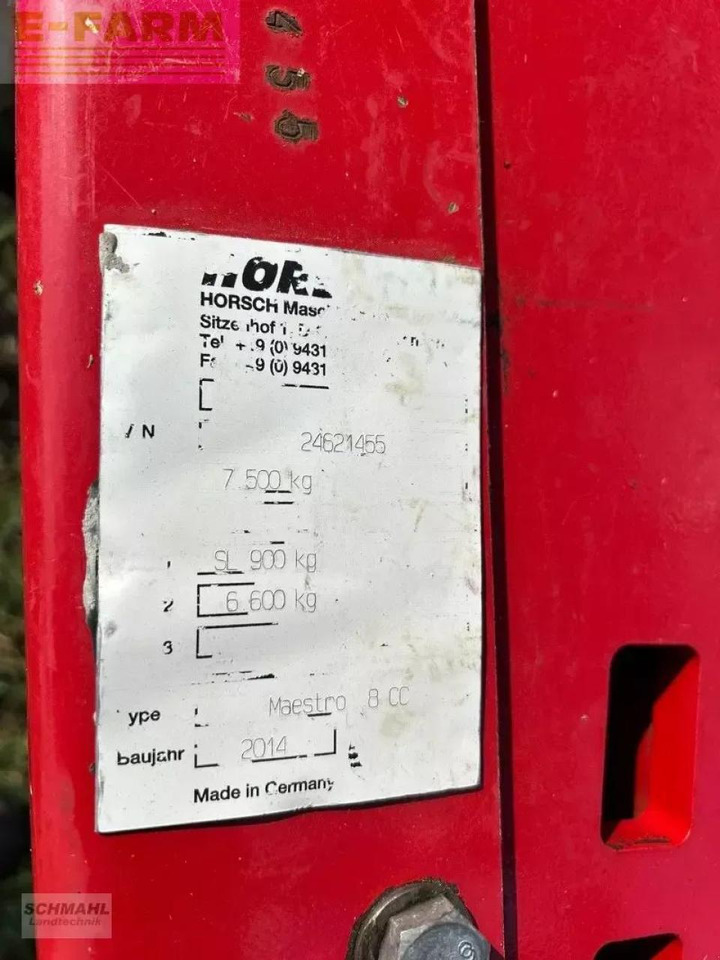 Horsch maestro 8.75 cc - Precision seeder: picture 2 Horsch maestro 8.75 cc - Precision seeder: picture 2