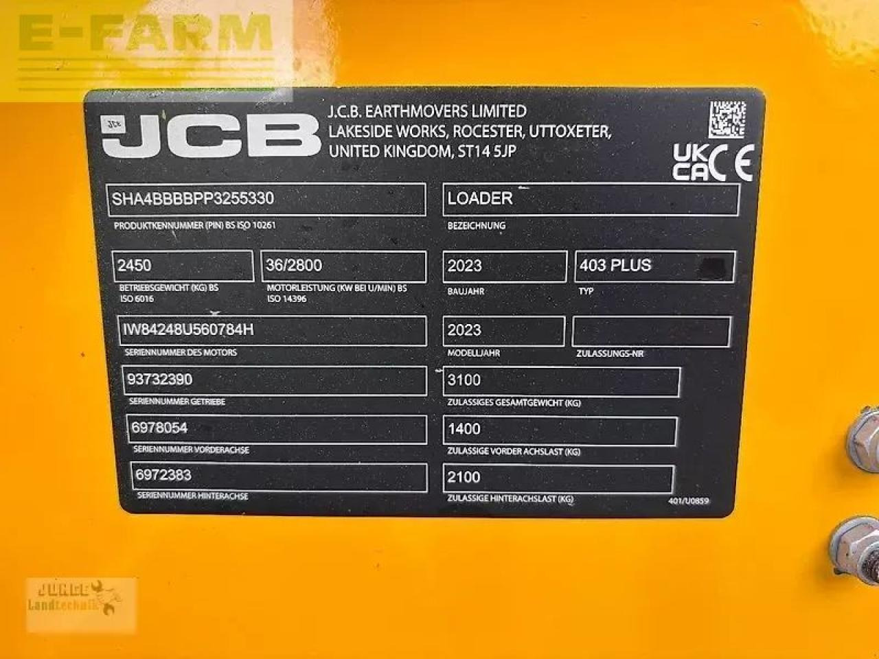 Mini excavator JCB 403 plus: picture 13