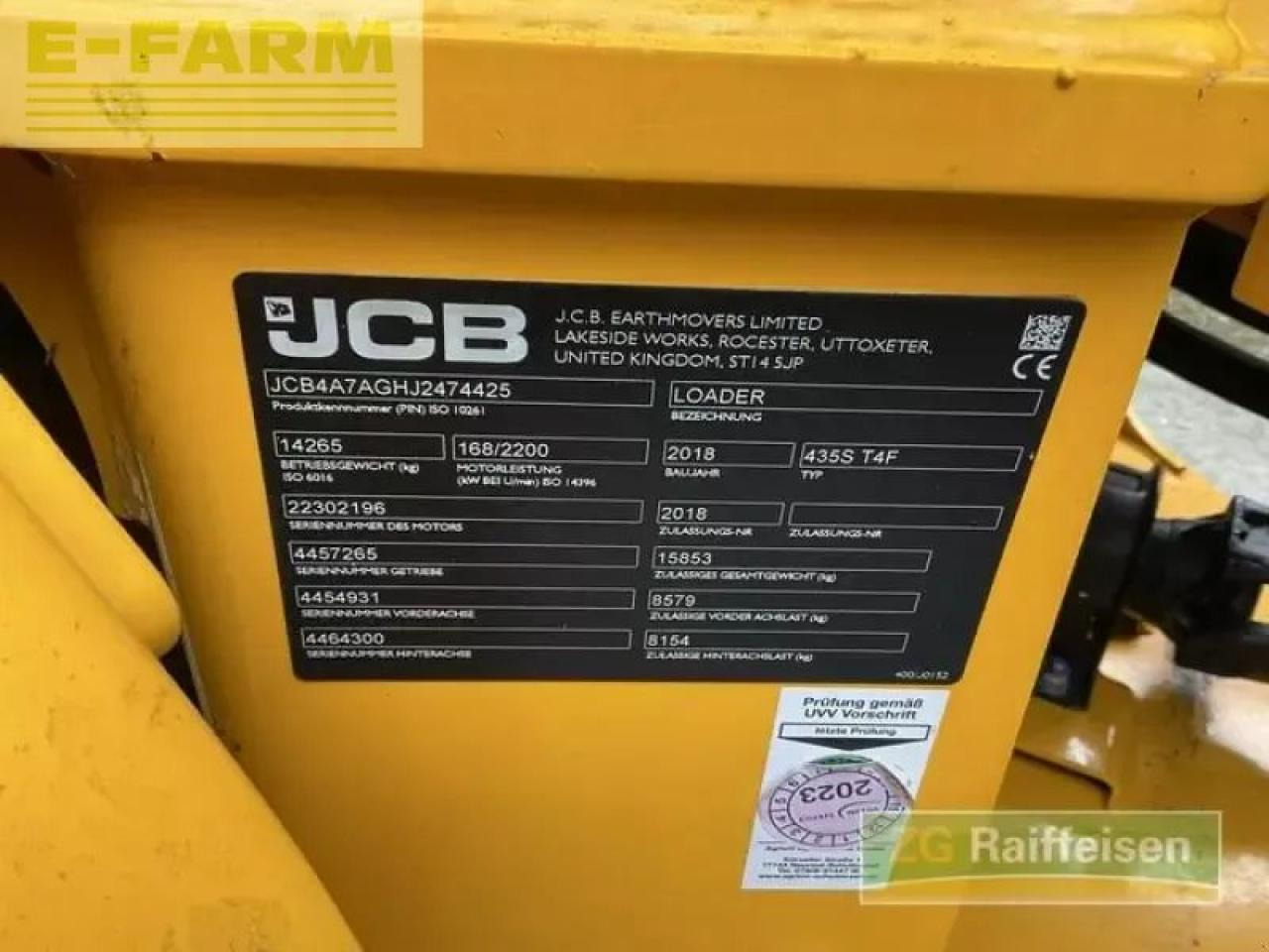 JCB 435 s highlift - Mini excavator: picture 5 JCB 435 s highlift - Mini excavator: picture 5