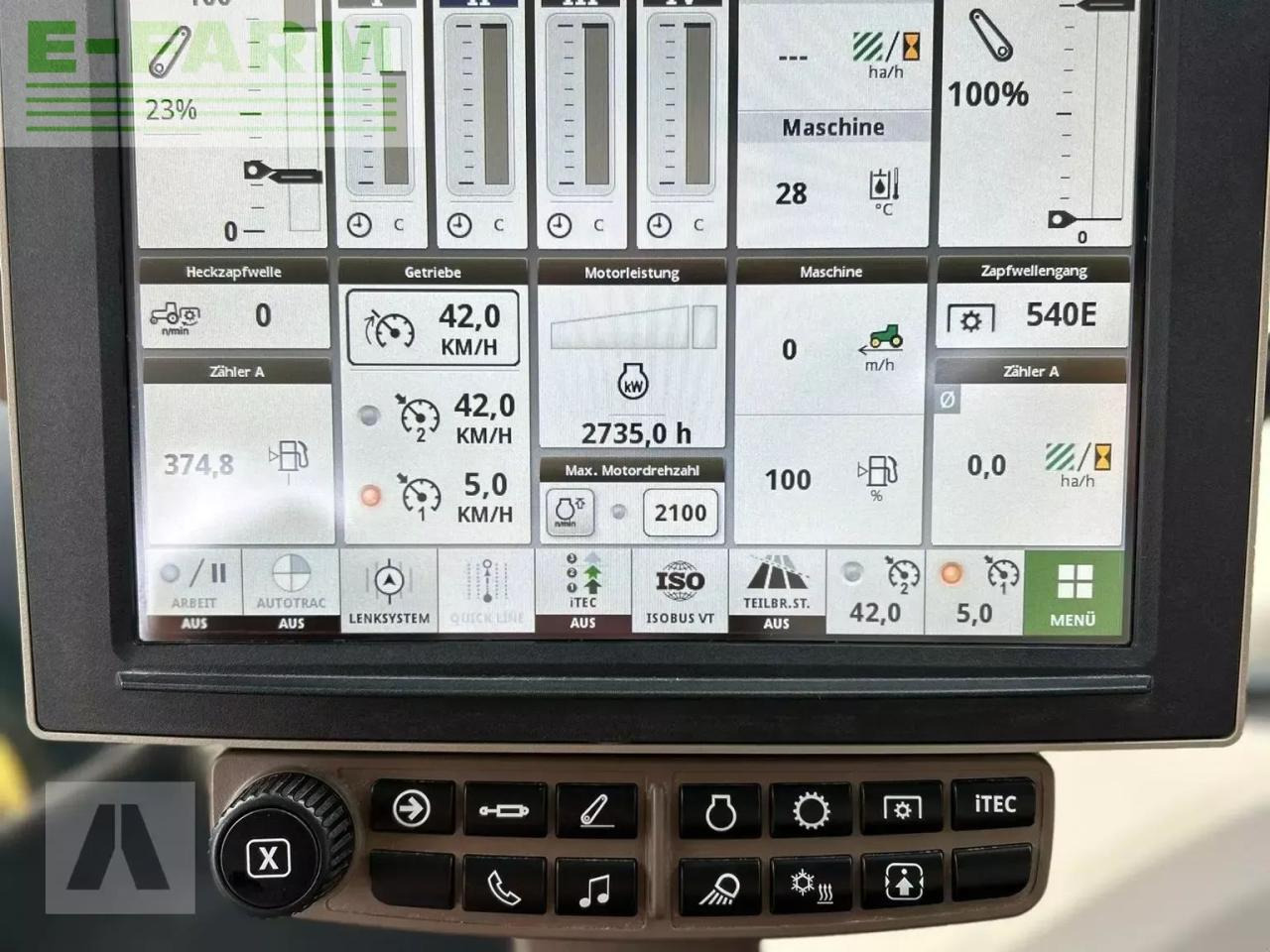 Farm tractor John Deere 6195r 6195 r: picture 6