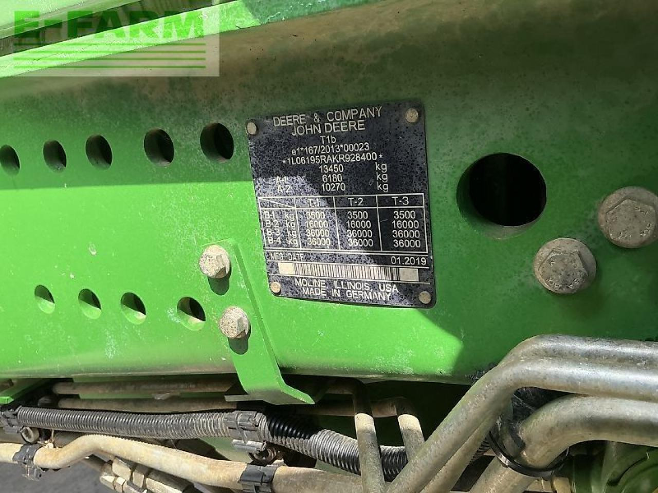 Farm tractor John Deere 6195r premium edition tractor (st23509): picture 17