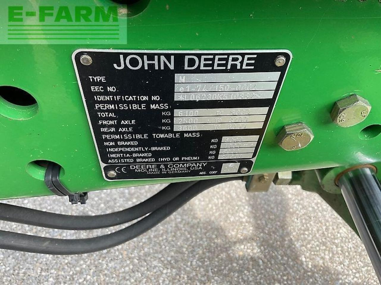 Farm tractor John Deere 6230 premium: picture 18