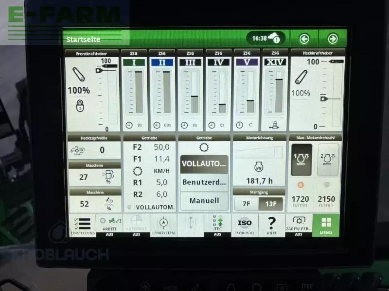 Farm tractor John Deere 7 r 290: picture 13 Farm tractor John Deere 7 r 290: picture 13