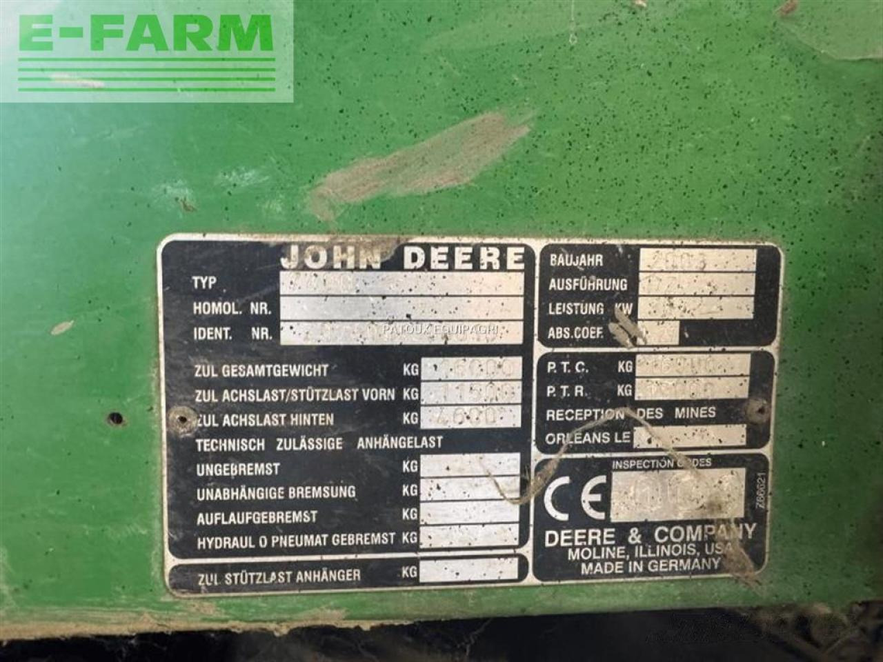 John Deere 7400 4rm - Forage harvester: picture 4 John Deere 7400 4rm - Forage harvester: picture 4