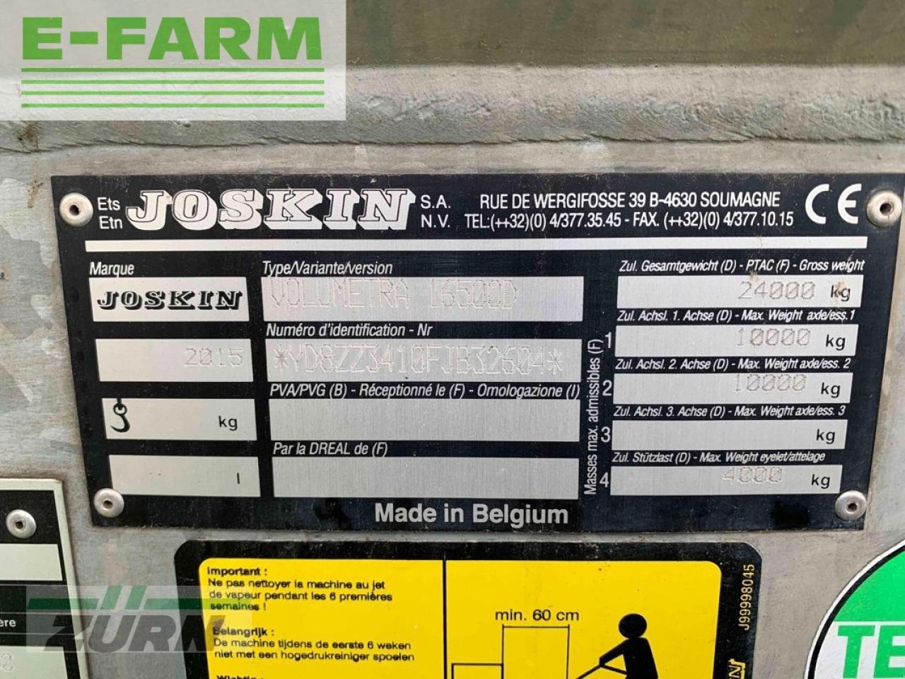 Slurry tanker Joskin volumetra 16500d: picture 8