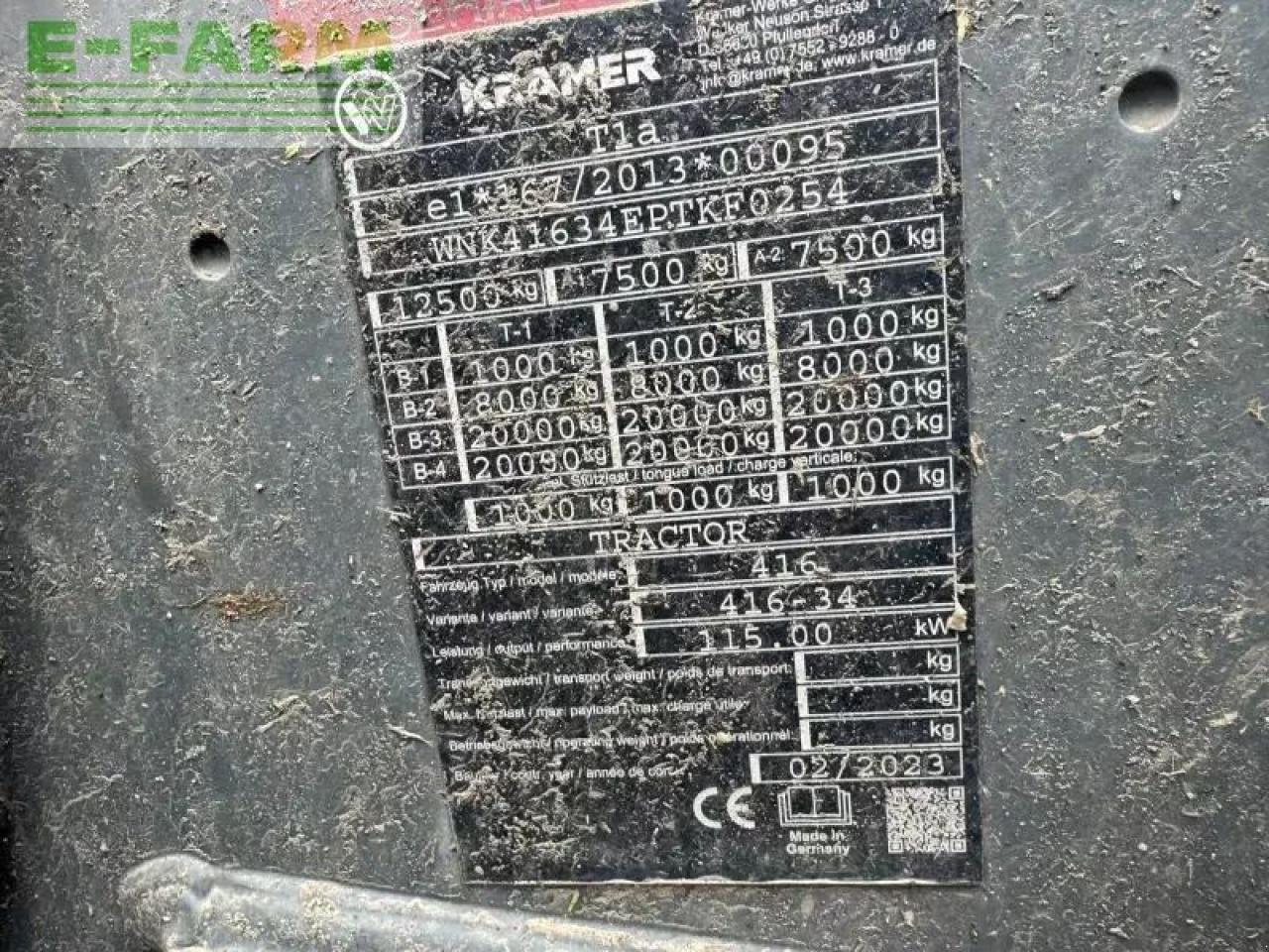 Kramer kt557 - Telescopic handler: picture 4 Kramer kt557 - Telescopic handler: picture 4