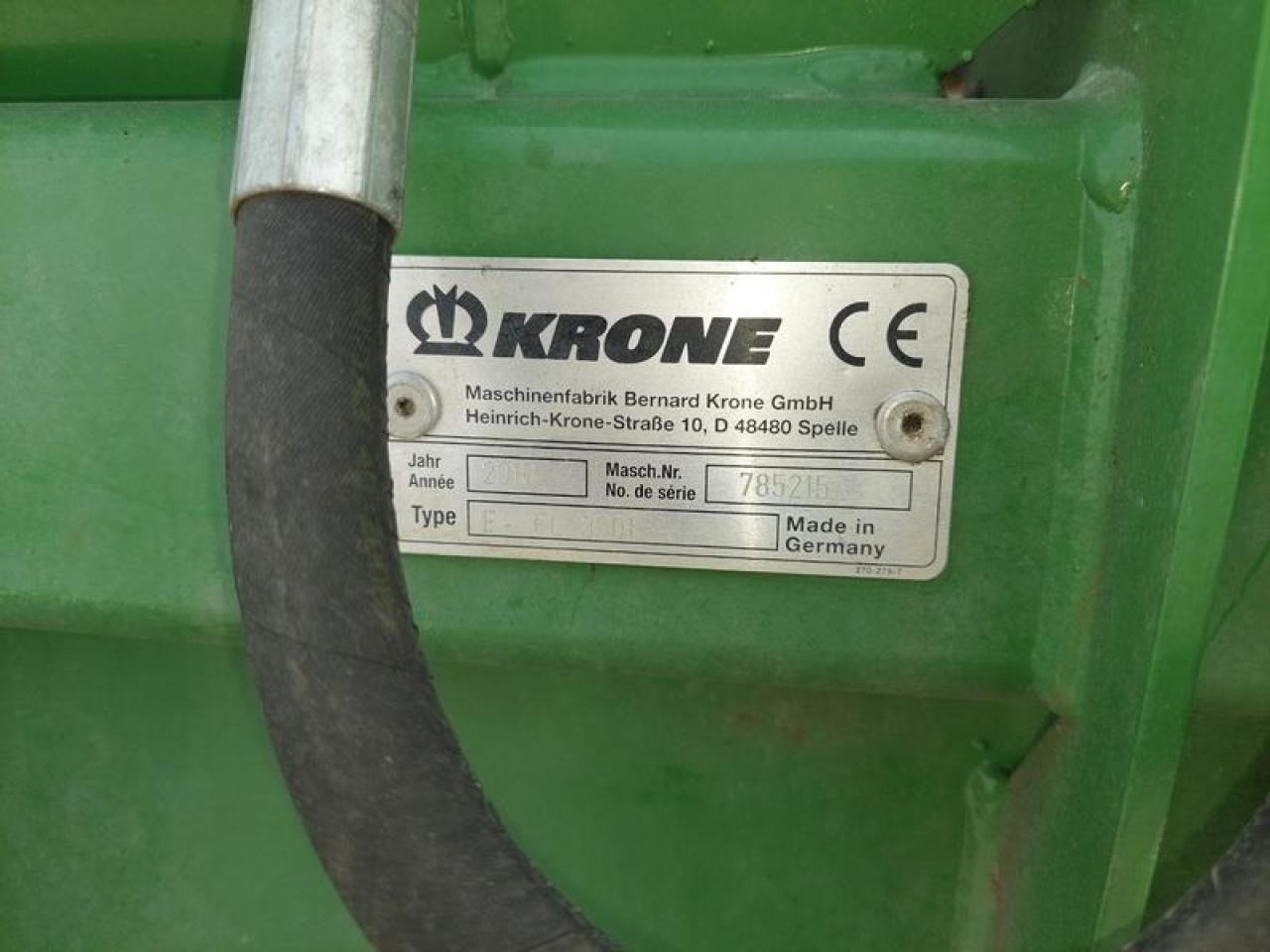 Krone easy flow 3001 - Forage harvester attachment: picture 5 Krone easy flow 3001 - Forage harvester attachment: picture 5