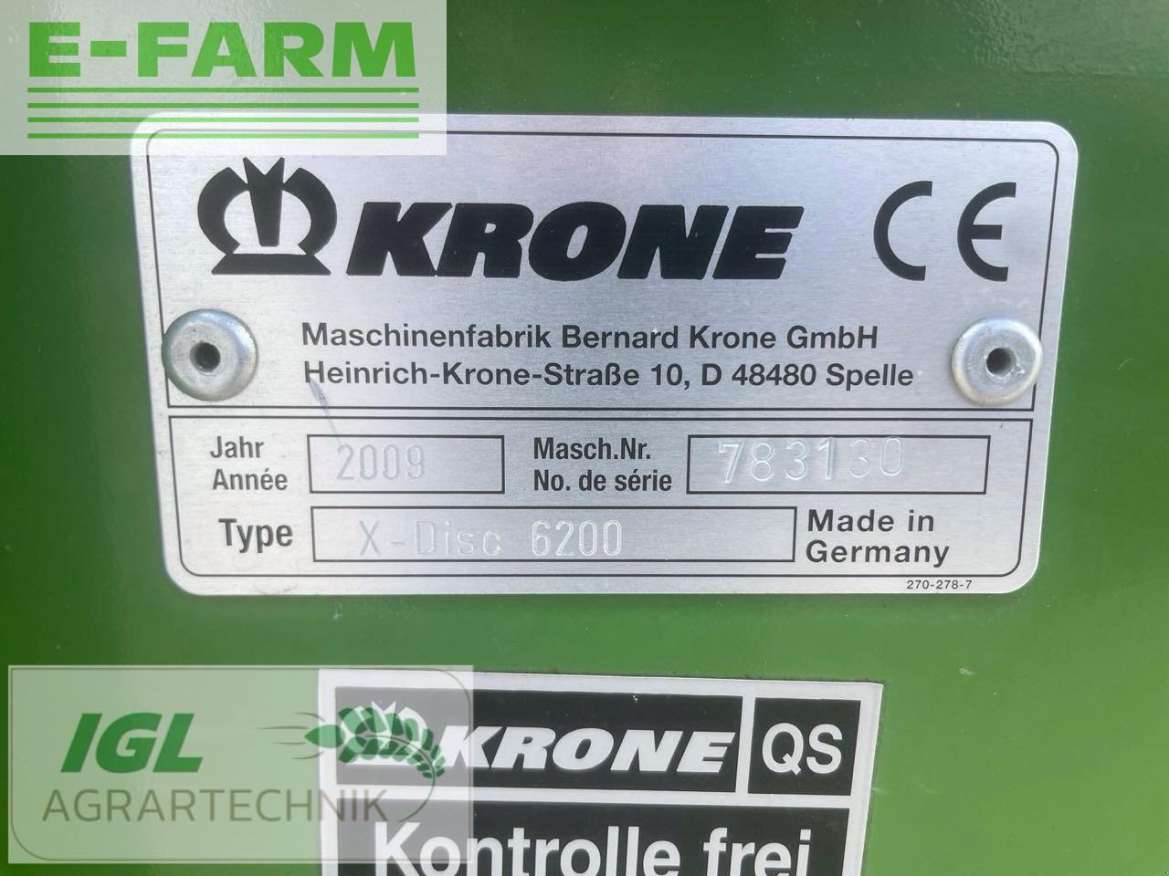 Krone xdisc 6200 - Forage harvester attachment: picture 5 Krone xdisc 6200 - Forage harvester attachment: picture 5
