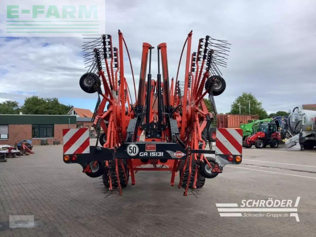 Kuhn ga 15131 - isobus - Tedder/ Rake: picture 4 Kuhn ga 15131 - isobus - Tedder/ Rake: picture 4