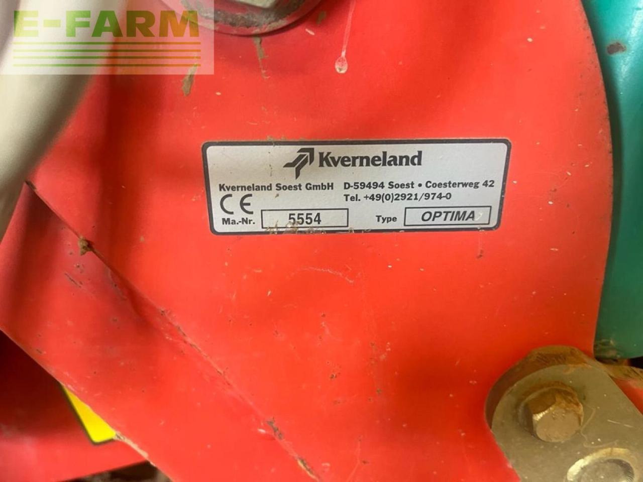 Kverneland Optima - Precision seeder: picture 2 Kverneland Optima - Precision seeder: picture 2
