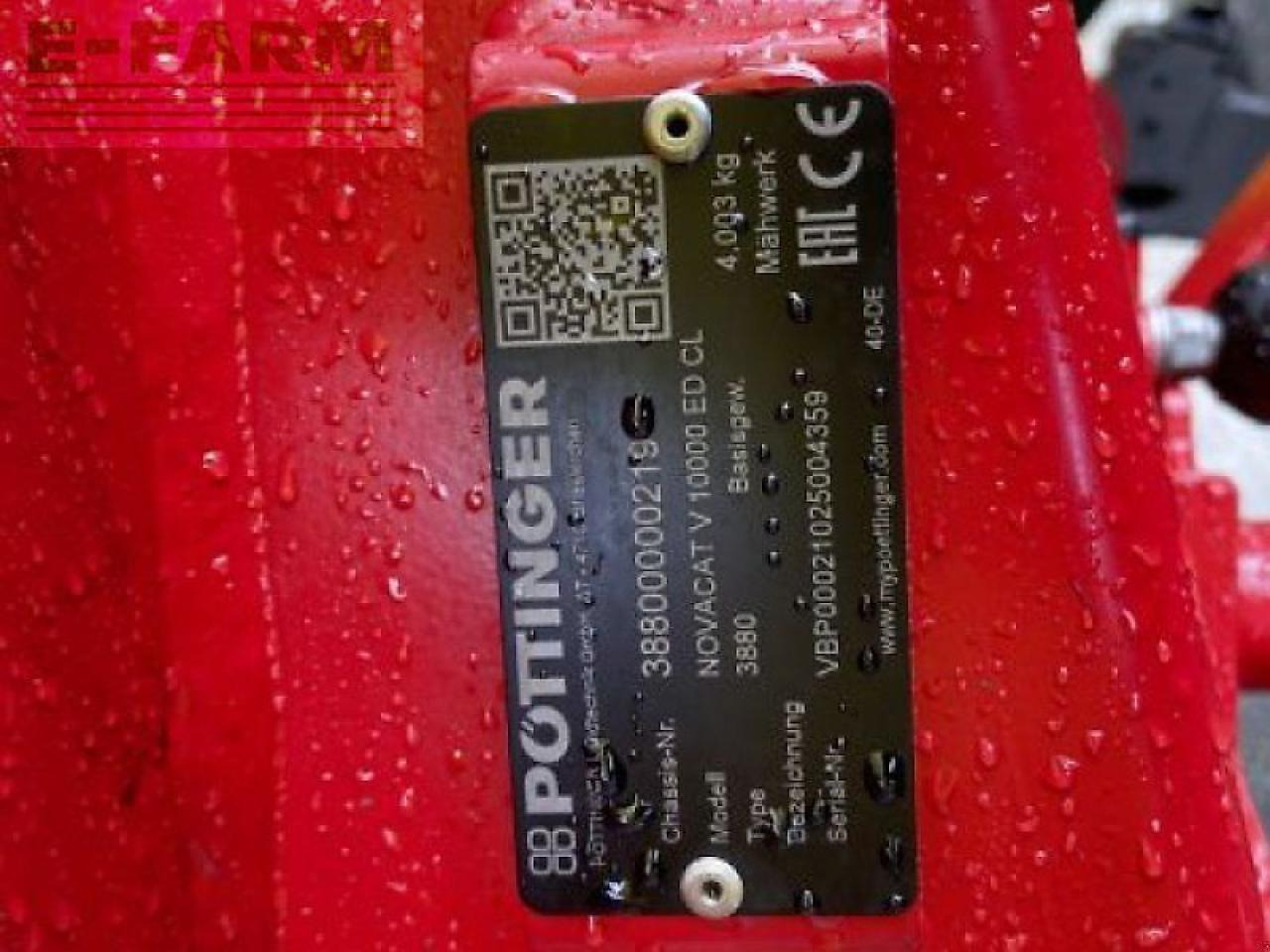 Mower Pöttinger novacat v 10000 ed collector: picture 17 Mower Pöttinger novacat v 10000 ed collector: picture 17