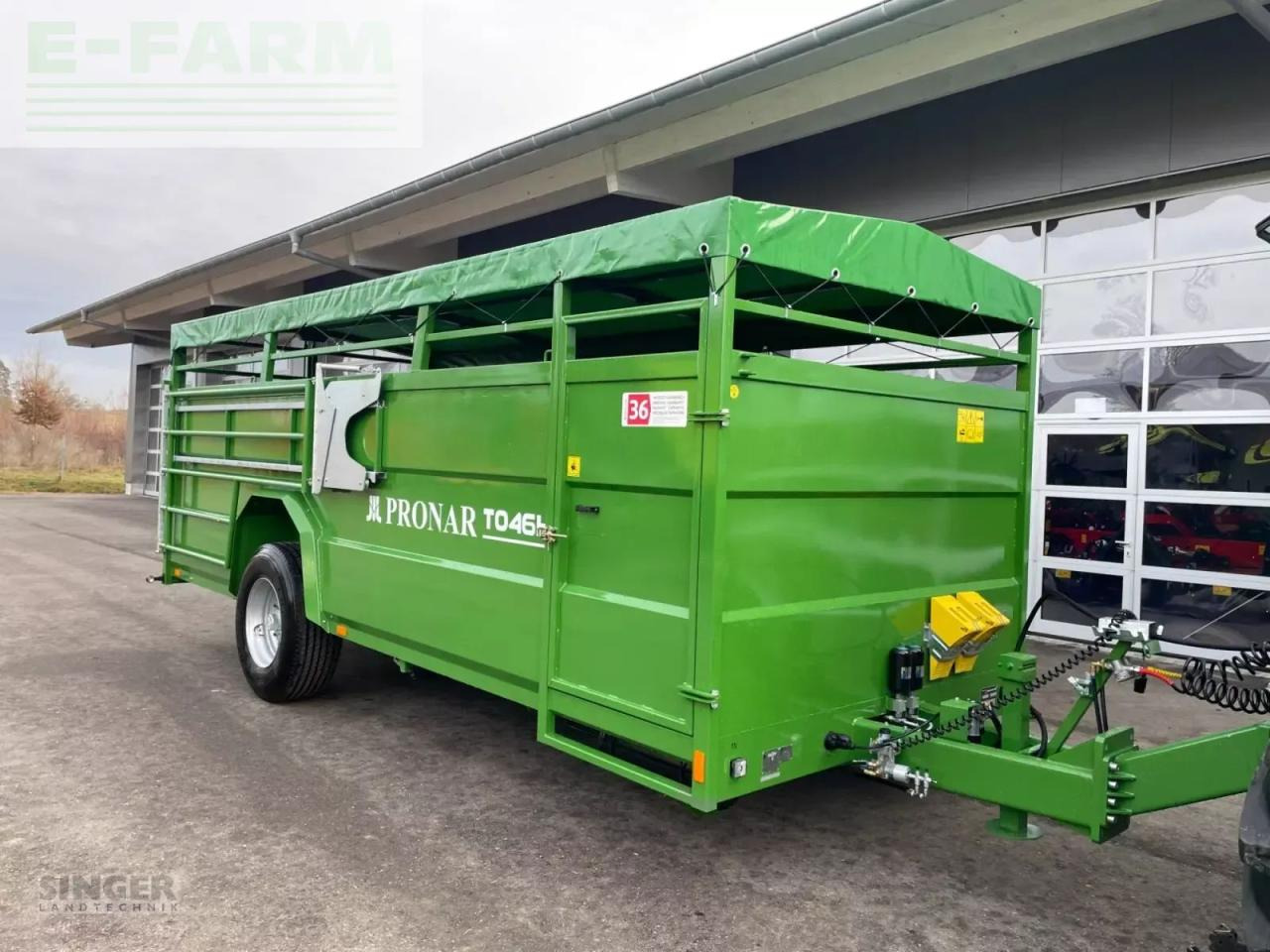 Pronar t046 h - Livestock trailer: picture 2 Pronar t046 h - Livestock trailer: picture 2