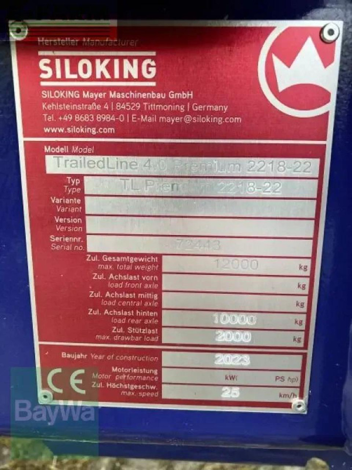 Siloking mayer siloking 4.0 premium 221 - Livestock equipment: picture 5 Siloking mayer siloking 4.0 premium 221 - Livestock equipment: picture 5