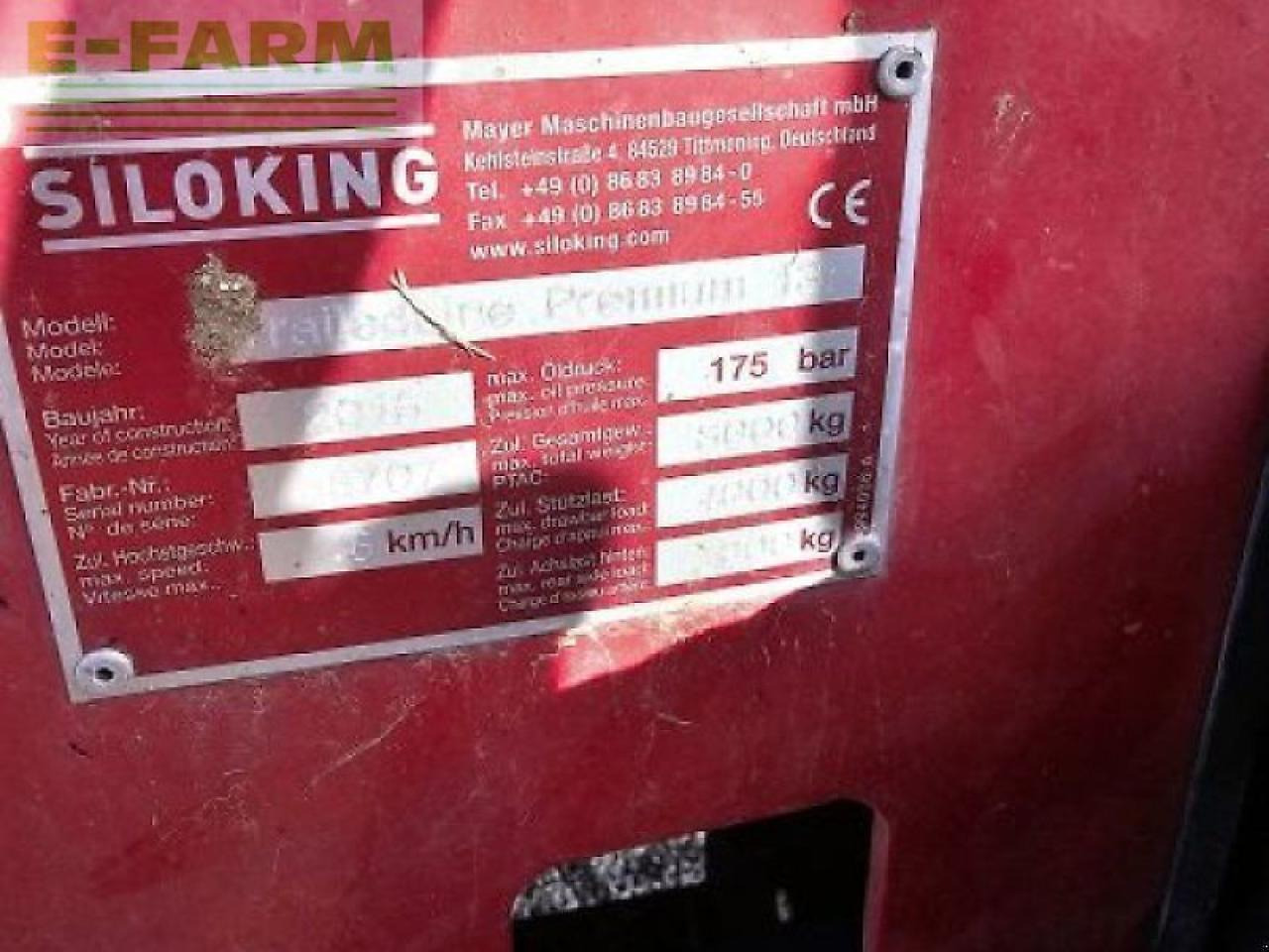 Siloking trailedline premium 13 classic - Livestock equipment: picture 5 Siloking trailedline premium 13 classic - Livestock equipment: picture 5