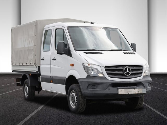 Open body delivery van, Crew cab van MERCEDES-BENZ Sprinter 316CDI DOKA,Allrad,Klima: picture 17