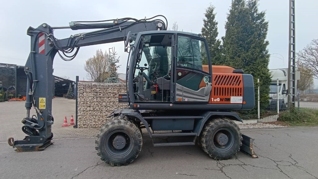 Atlas 160 W, Schnellwechsler OQ 70/55, Straßenzulassung  - Wheel excavator: picture 1 Atlas 160 W, Schnellwechsler OQ 70/55, Straßenzulassung  - Wheel excavator: picture 1