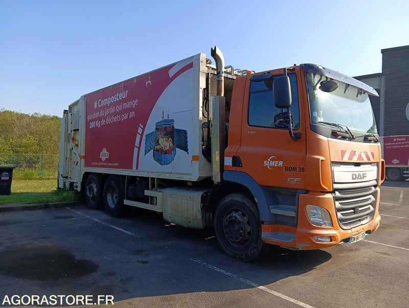 BENNE A ORDURES MENAGERES DAF - 2015 - 362 235 km - Refuse truck: picture 4 BENNE A ORDURES MENAGERES DAF - 2015 - 362 235 km - Refuse truck: picture 4