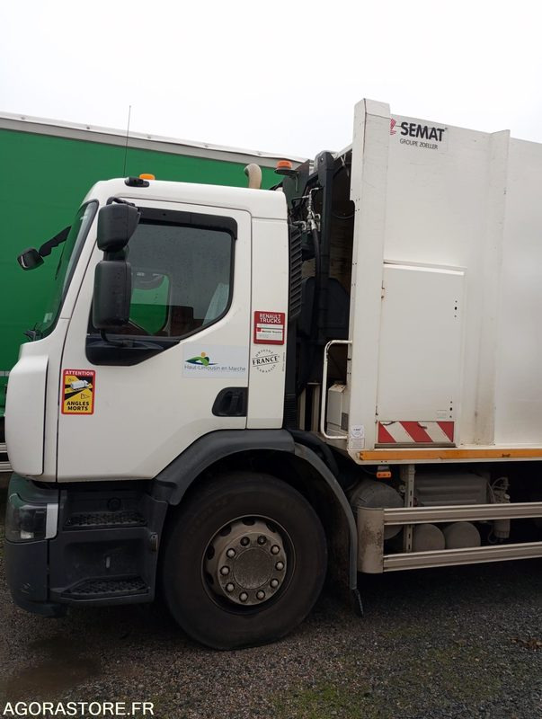 BOM RENAULT D WIDE - 2015 - 277641km - DW072WN - Refuse truck: picture 2 BOM RENAULT D WIDE - 2015 - 277641km - DW072WN - Refuse truck: picture 2