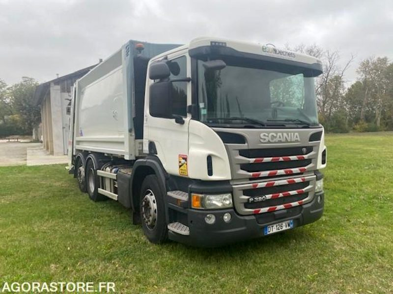 BOM SCANIA P 380 - 2015 - 164 000km - Refuse truck: picture 2 BOM SCANIA P 380 - 2015 - 164 000km - Refuse truck: picture 2