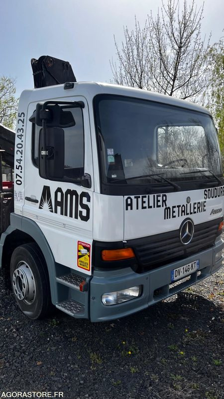 CAMION PLATEAU MERCEDES 15T - 2000 - Dropside/ Flatbed truck, Crane truck: picture 2 CAMION PLATEAU MERCEDES 15T - 2000 - Dropside/ Flatbed truck, Crane truck: picture 2