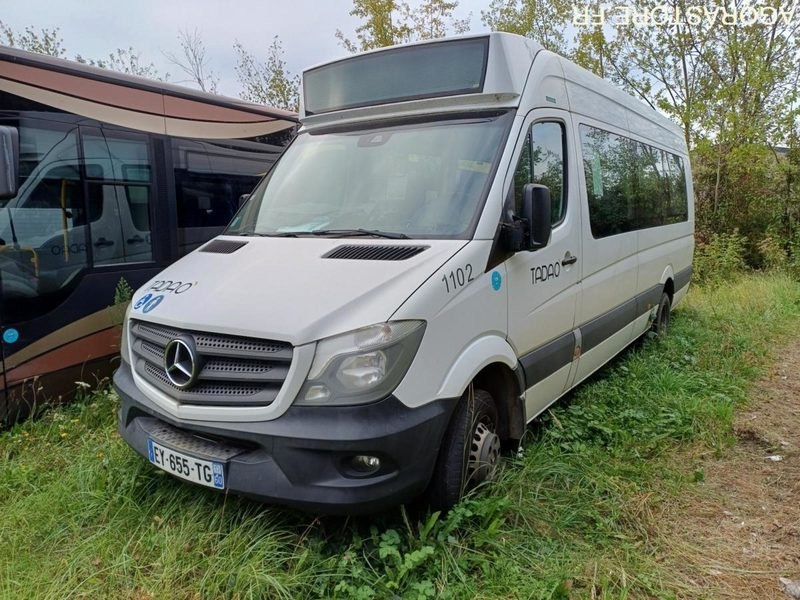 MINICARS MERCEDES SPRINTER N°32938 1102-MEC 2018 - 300 419 Km EY655TG - Minibus, People carrier: picture 1 MINICARS MERCEDES SPRINTER N°32938 1102-MEC 2018 - 300 419 Km EY655TG - Minibus, People carrier: picture 1