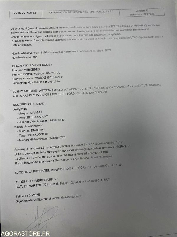 Mercedes sprinter 11/2012 162000 kms BVM 22+1 places climatisation ralentisseur - Minibus, People carrier: picture 4 Mercedes sprinter 11/2012 162000 kms BVM 22+1 places climatisation ralentisseur - Minibus, People carrier: picture 4