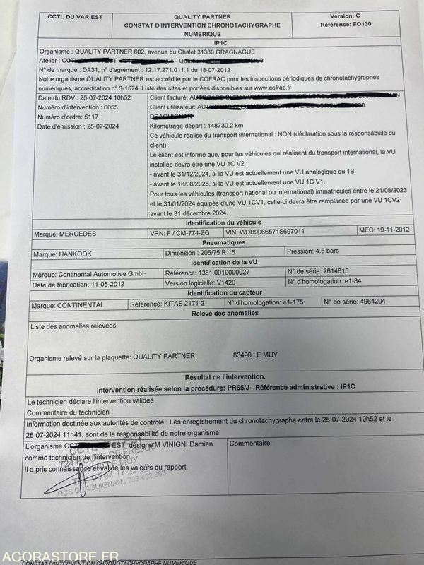 Mercedes sprinter 11/2012 162000 kms BVM 22+1 places climatisation ralentisseur - Minibus, People carrier: picture 5 Mercedes sprinter 11/2012 162000 kms BVM 22+1 places climatisation ralentisseur - Minibus, People carrier: picture 5