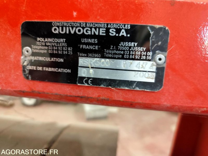 ROULEAU QUIVOGNE RSR 300 TRES PEU SERVI ANNEE 2003 - Garden equipment: picture 4 ROULEAU QUIVOGNE RSR 300 TRES PEU SERVI ANNEE 2003 - Garden equipment: picture 4