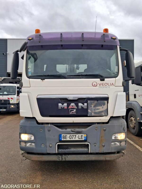 R51894 - PORTEUR MAN 19t  4x2- POLYBENNE BRAS GUIMA PALFINGER - 2010 - 519855 KM - Truck: picture 3 R51894 - PORTEUR MAN 19t  4x2- POLYBENNE BRAS GUIMA PALFINGER - 2010 - 519855 KM - Truck: picture 3