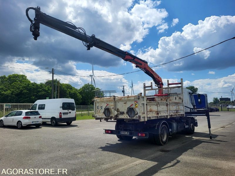 RENAULT MIDLUM 220 DXI - GRUE PALFINGER PK 10000 - BENNE - 2007 - 48000 KM - Truck: picture 4 RENAULT MIDLUM 220 DXI - GRUE PALFINGER PK 10000 - BENNE - 2007 - 48000 KM - Truck: picture 4