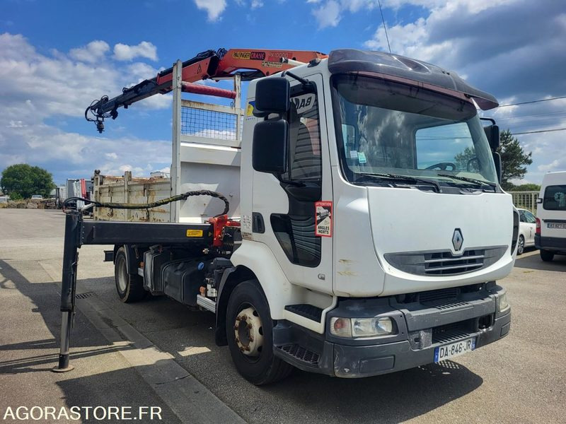 RENAULT MIDLUM 220 DXI - GRUE PALFINGER PK 10000 - BENNE - 2007 - 48000 KM - Truck: picture 2 RENAULT MIDLUM 220 DXI - GRUE PALFINGER PK 10000 - BENNE - 2007 - 48000 KM - Truck: picture 2