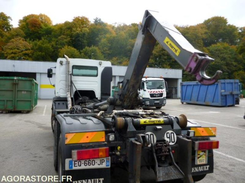 Truck Renault Kerax 6x4 370DCI bras de dépose Marrel 16000kgs 521550 kms 2003: picture 8