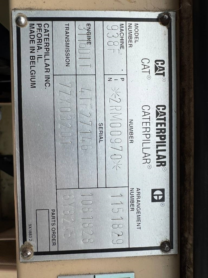 CAT 938 F II - Wheel loader: picture 5 CAT 938 F II - Wheel loader: picture 5