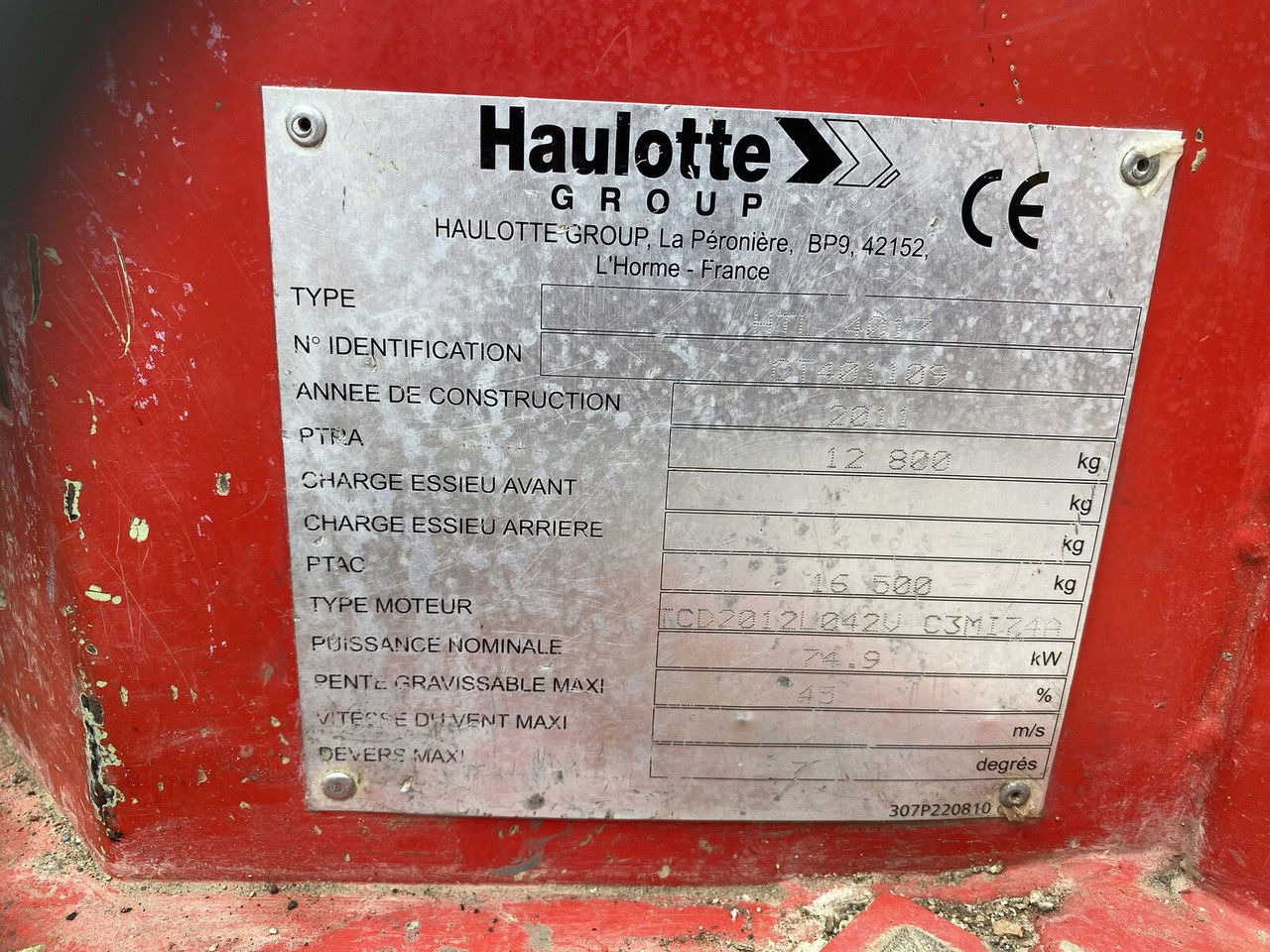 Haulotte HTL 4017 - Telescopic handler: picture 3 Haulotte HTL 4017 - Telescopic handler: picture 3