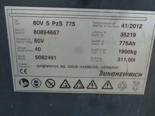 Forklift Jungheinrich EFG425: picture 19