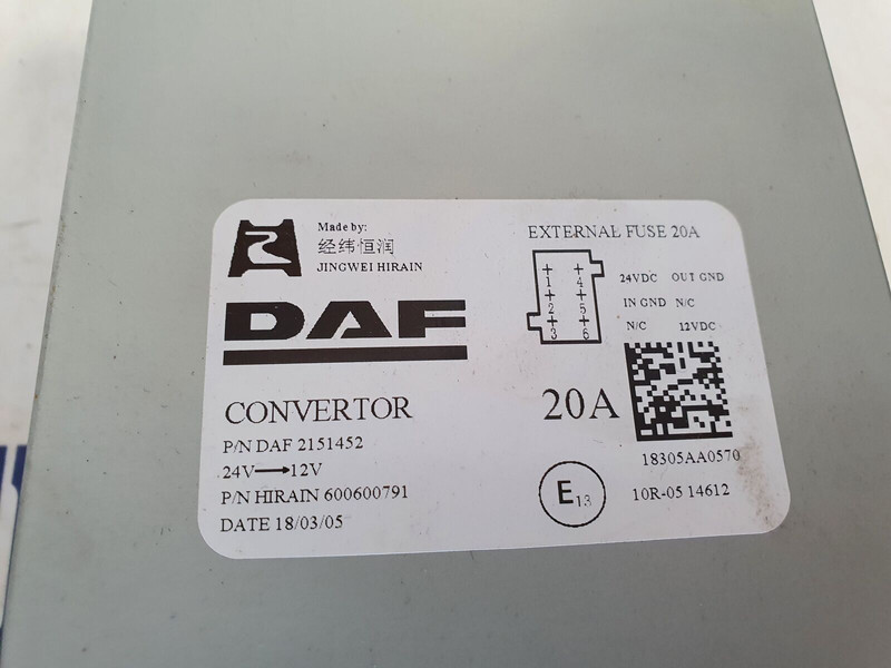 DAF DC converter - Electrical system for Truck: picture 4 DAF DC converter - Electrical system for Truck: picture 4