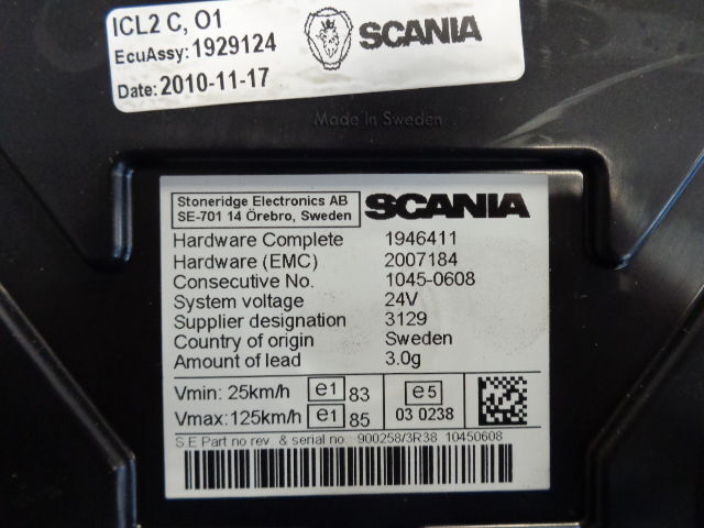 Scania Instrument cluster fully working - Dashboard for Truck: picture 4 Scania Instrument cluster fully working - Dashboard for Truck: picture 4