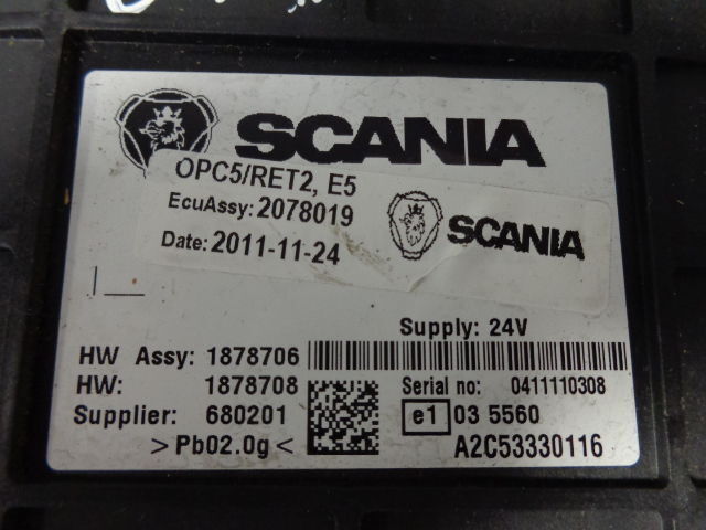 Scania OPC5/RET2 E5 control unit - ECU for Truck: picture 2 Scania OPC5/RET2 E5 control unit - ECU for Truck: picture 2