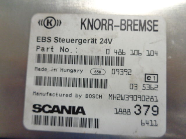 Scania R EBS control unit ECU "WORLDWIDE DELIVERY" - ECU for Truck: picture 3 Scania R EBS control unit ECU "WORLDWIDE DELIVERY" - ECU for Truck: picture 3