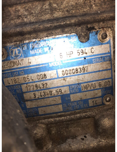 Gearbox Iveco ZF 6HP604C Cursor 8. 6HP594C: picture 10