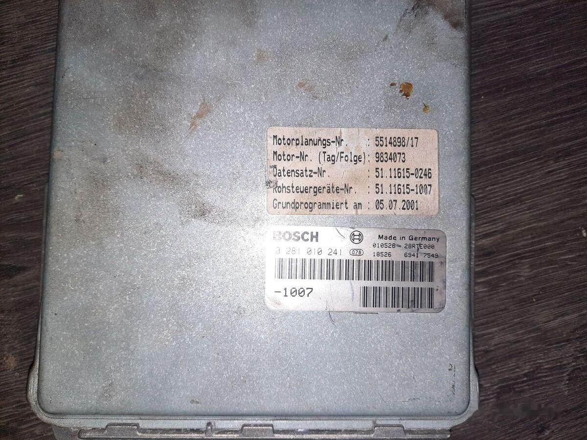 MAN BOSCH 0281001521. 0261200173 \ 020600009 1730575 MAN - ECU for Bus: picture 4 MAN BOSCH 0281001521. 0261200173 \ 020600009 1730575 MAN - ECU for Bus: picture 4